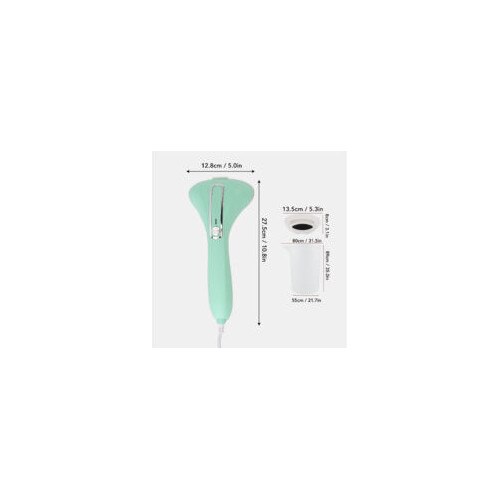 Fier de calcat portabil cu abur, 27.5x12.8cm, protectie impotriva supraincalzirii, design compact, set complet