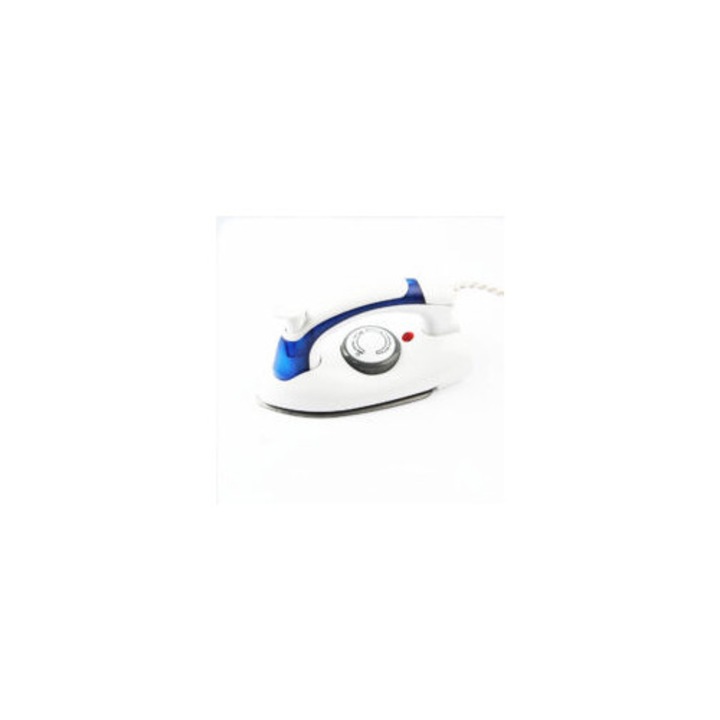 Fier de calcat portabil, 700 W, compact si pliabil, control automat al temperaturii, design ergonomic, fara picurare