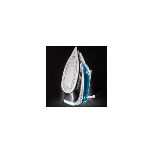 Fier de calcat cu abur, Supreme Steam, 2600 W, abur continuu 40 g/min, rezervor 310 ml, 28x11.5x15 cm, albastru, gri, negru