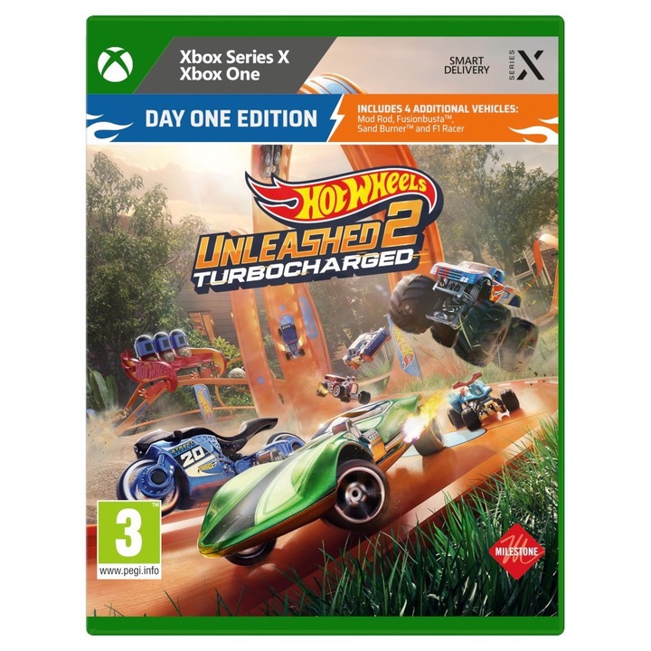 Konzol játékszoftver, Hot Wheels Unleashed 2: Turbocharged, Xbox One, Xbox Series X, Day One Edition