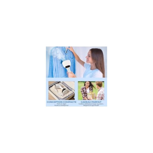 Fier de calcat cu abur 1800W, 2 in 1, portabil, capacitate mare, design ergonomic, pentru acasa si calatorii