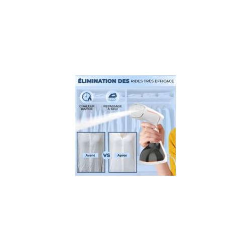 Fier de calcat cu abur 1800W, 2 in 1, portabil, capacitate mare, design ergonomic, pentru acasa si calatorii