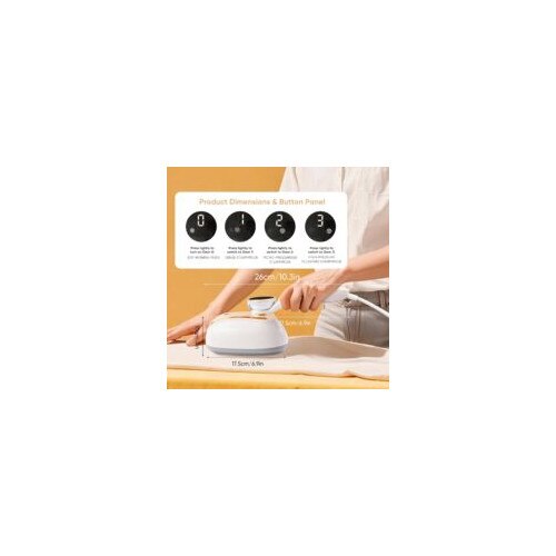 Fier de calcat mini, 1200W, abur puternic, design pliabil, 180°, 120ml