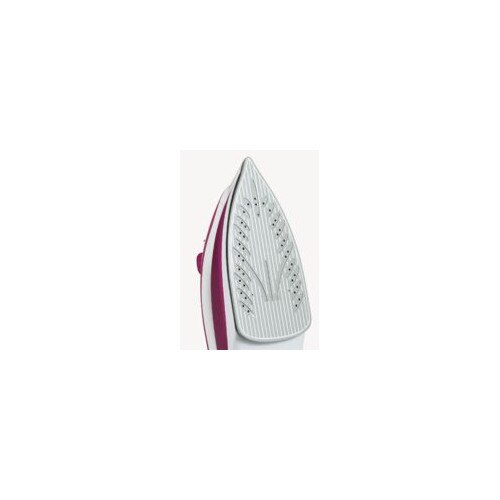 Fier de calcat cu abur, 2400 W, alb si roz, capacitate rezervor 200 ml, 30x13.5x16.5 cm