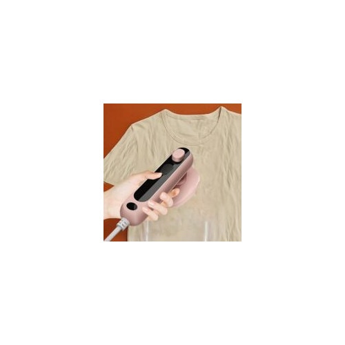 Fier de calcat portabil cu aburi, 2 in 1, functie umeda si uscata, capacitate rezervor 80ml, dimensiuni 20x11.5x7cm
