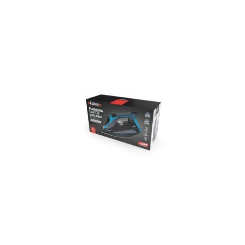 Fier de calcat cu abur 2800W, ceramica, 330ml, sistem anti-calcar, auto-oprire