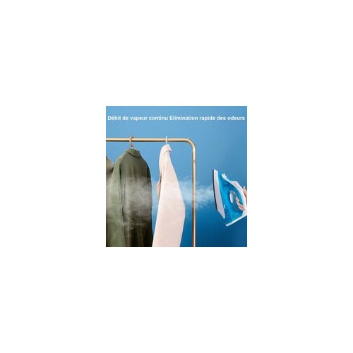 Fier de calcat portabil, 1200 W, talpa antiaderenta, alb, pentru calatorii