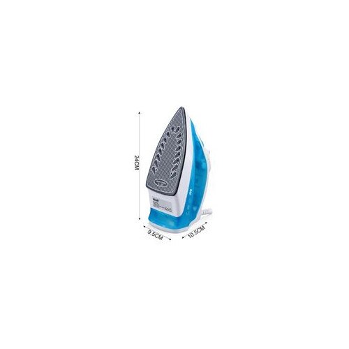 Fier de calcat portabil, 1200 W, talpa antiaderenta, alb, pentru calatorii