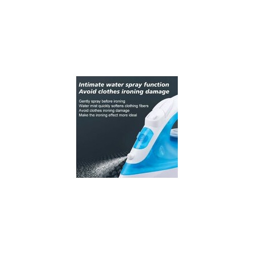 Fier de calcat portabil, 1200 W, talpa antiaderenta, alb, pentru calatorii