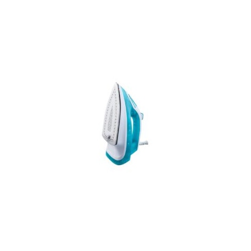 Fier de calcat cu abur, 2200 W, 26.8x10.8x15 cm, rezervor 250 ml, alb/albastru