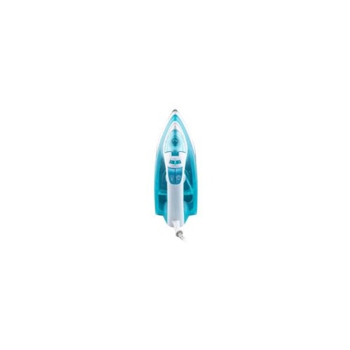 Fier de calcat cu abur, 2200 W, 26.8x10.8x15 cm, rezervor 250 ml, alb/albastru