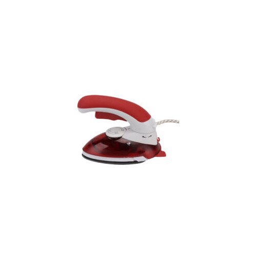 Fier de calcat portabil cu abur, 3 setari de temperatura, rosu, 672g, set complet