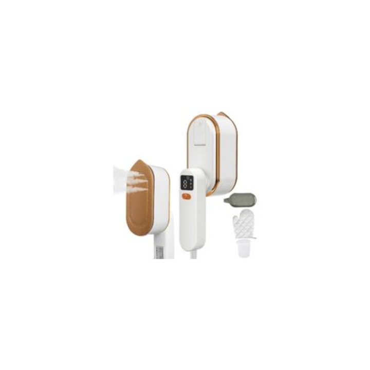 Fier de calcat 2 in 1, 1200W, 150ml, 3 niveluri de abur, design compact, ideal pentru calatorii