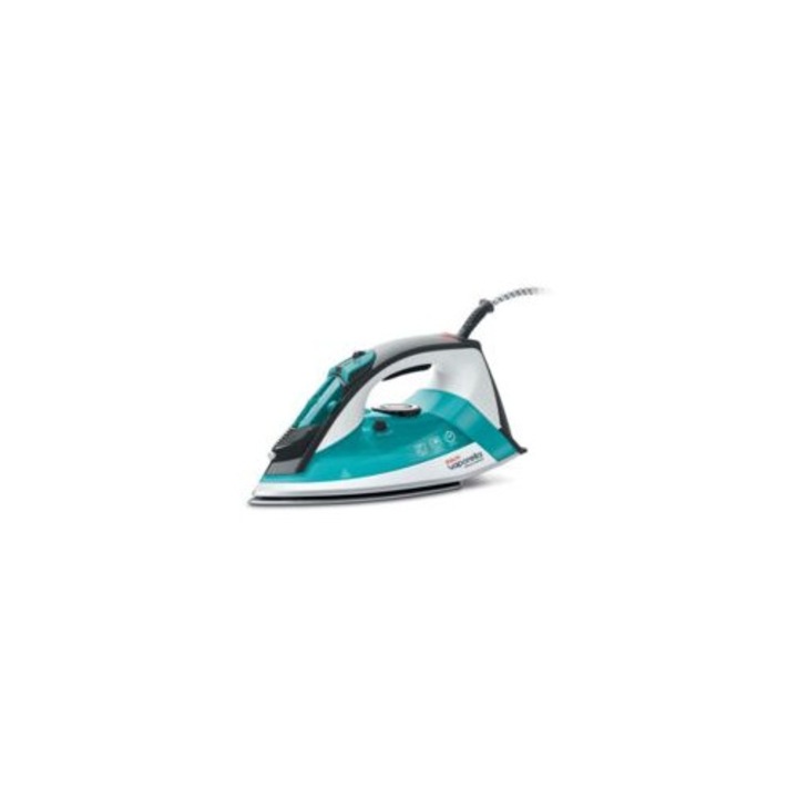 Fier de calcat cu abur Quick & Comfort QC120, 2400W, 0.9l, abur continuu 30g/min, talpa din otel inoxidabil