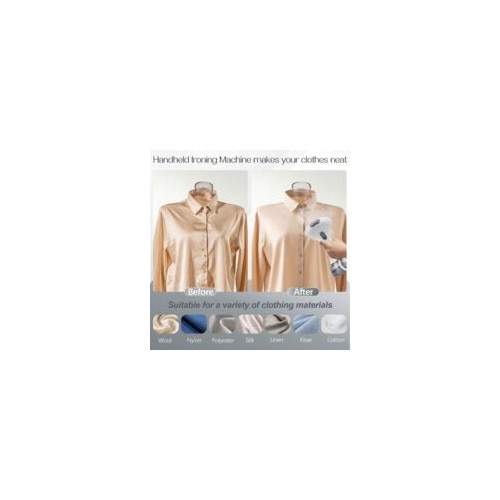Fier de calcat vertical, 1500W, rezervor apa 300ml, incalzire rapida 20 secunde, design portabil, ideal acasa si calatorii