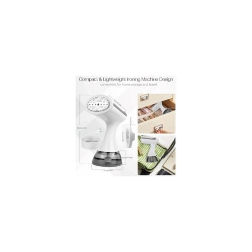 Fier de calcat vertical, 1500W, rezervor apa 300ml, incalzire rapida 20 secunde, design portabil, ideal acasa si calatorii