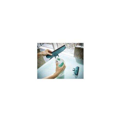 Aspirator geamuri Dry & Clean, 28 cm, verde si alb, autonomie 38 minute, set inclus.