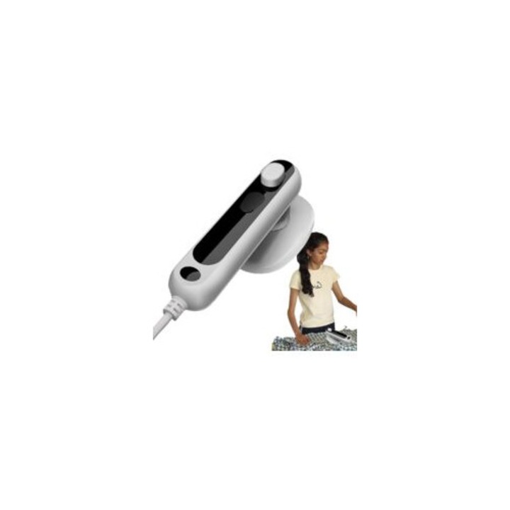 Fier de calcat portabil cu abur, 2 in 1, capacitate rezervor 80ml, design compact, 200x115x70mm