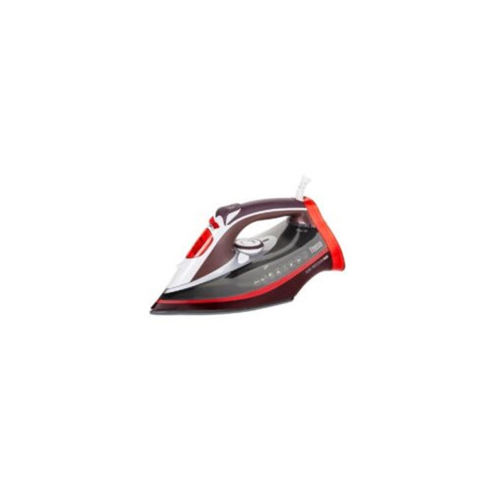 Fier de calcat Slide Precision 3000, 3000W, rezervor 360ml, abur constant 18g/min, negru-rosu-gri