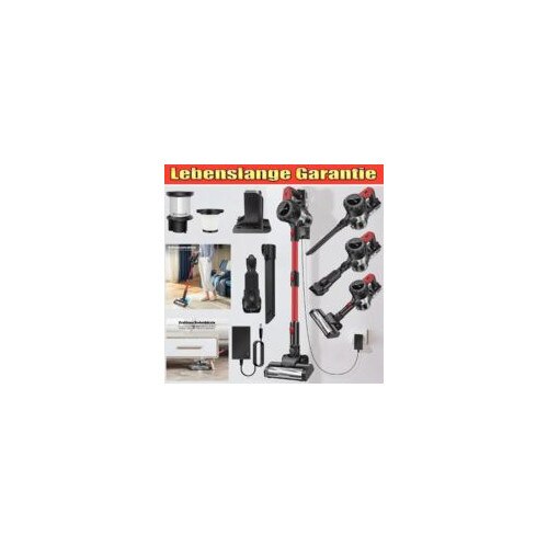 Aspirator fara fir 6 in 1, functie portabila, putere 6000 W, 30 kPa, cu accesorii