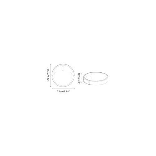 Aspirator robot 3 in 1, curatare automata, negru, 250x250x60mm, timp de functionare 90 minute, senzor de protectie la cadere