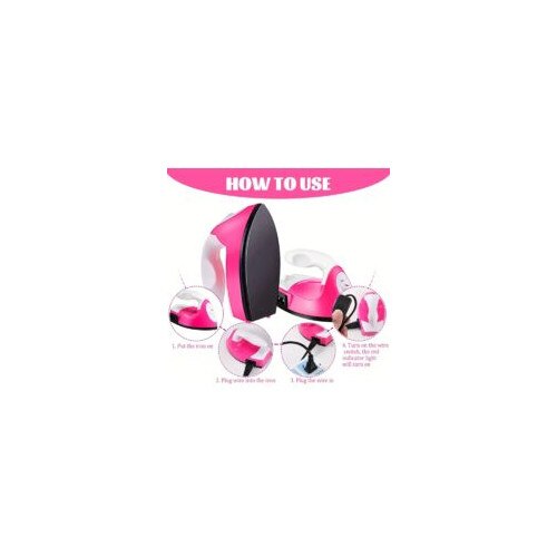 Fier mini compact fara fir cu statie de incarcare si accesorii, pentru proiecte DIY, portabil, precis