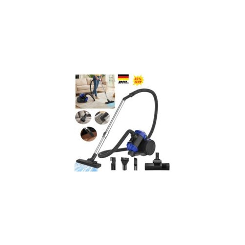 Aspirator cilindric 3600W, fara sac, capacitate 1.5L, filtru anti-alergen, accesorii incluse