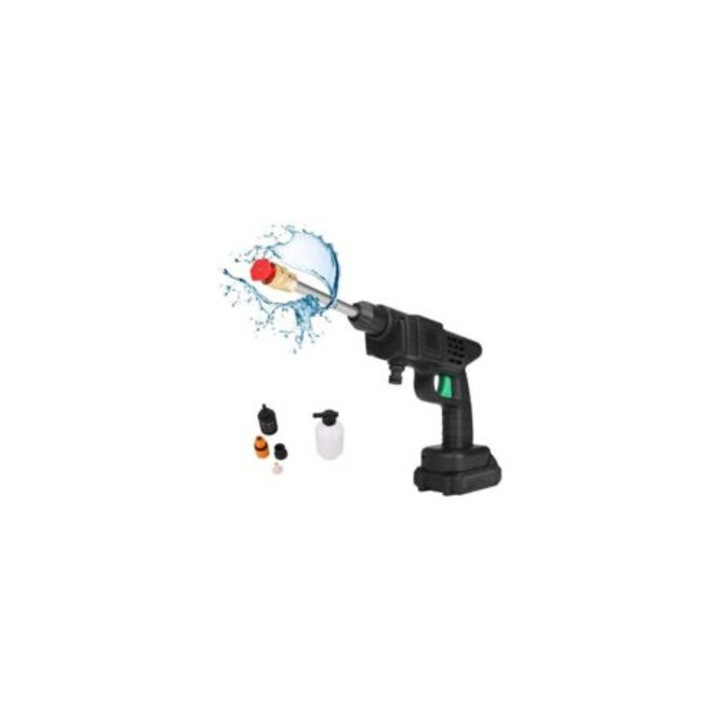 Aparat de spalat cu presiune fara fir, 460W, design portabil, presiune inalta, set complet