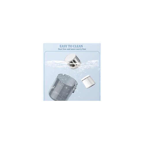 Aspirator UV pentru pat, alb, putere de aspiratie 10 kPa, set cu 2 filtre