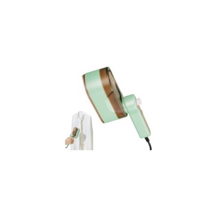 Fier de calcat portabil cu abur, 180° maner rotativ, design compact, 150 ml, pentru acasa si calatorii