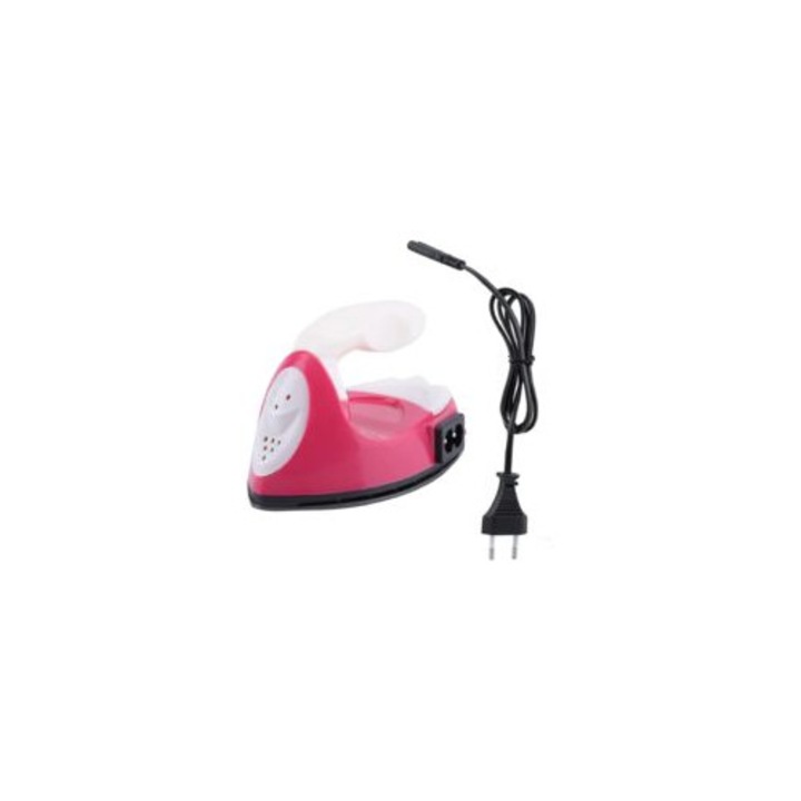Fier de calcat portabil, 220V, ceramic, talpa antiaderenta, pentru bumbac si in