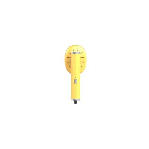 Fier de calcat portabil mini, 180° rotire, galben, ideal pentru calatorii