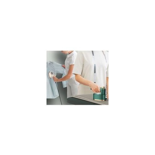 Fier de calcat portabil, 40W, rezervor apa 50ml, pliabil, verde, 21x10.5x12cm