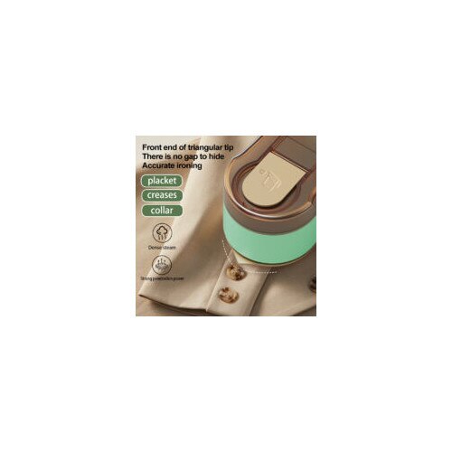 Fier de calcat cu abur, 180° maner rotativ, design compact, usor de transportat, multicolor