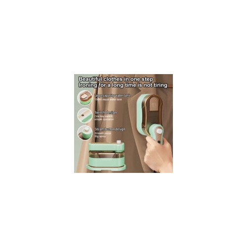 Fier de calcat cu abur, 180° maner rotativ, design compact, usor de transportat, multicolor