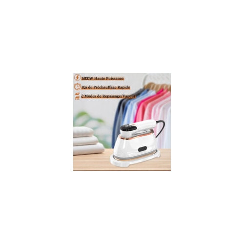 Fier de calcat vertical 2 in 1, 1200W, abur, placuta ceramica, 180ml, 0.5kg