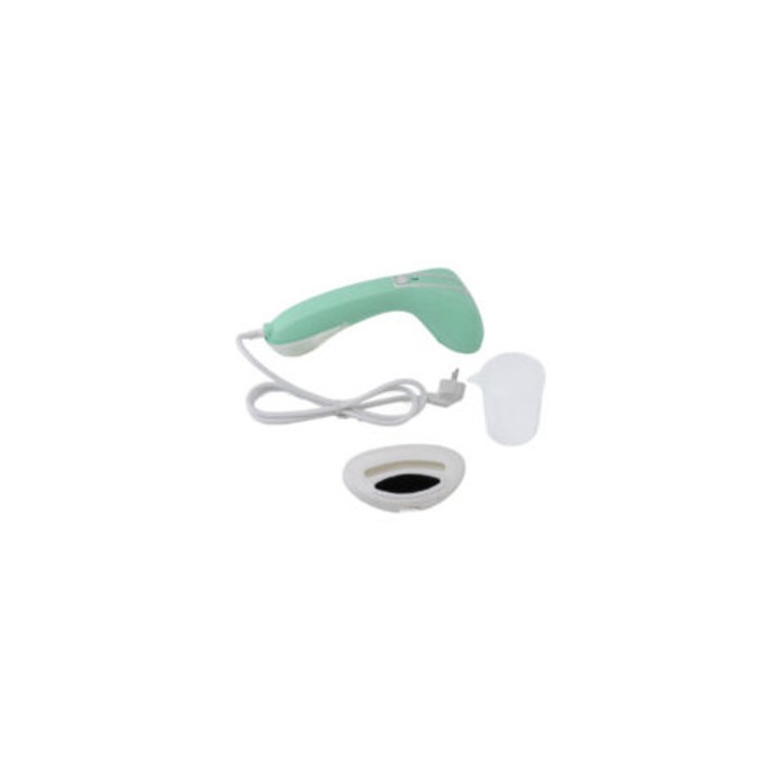 Fier de calcat portabil cu abur, 27.5x12.8cm, design compact, previne arsuri, set cu cana de masurare