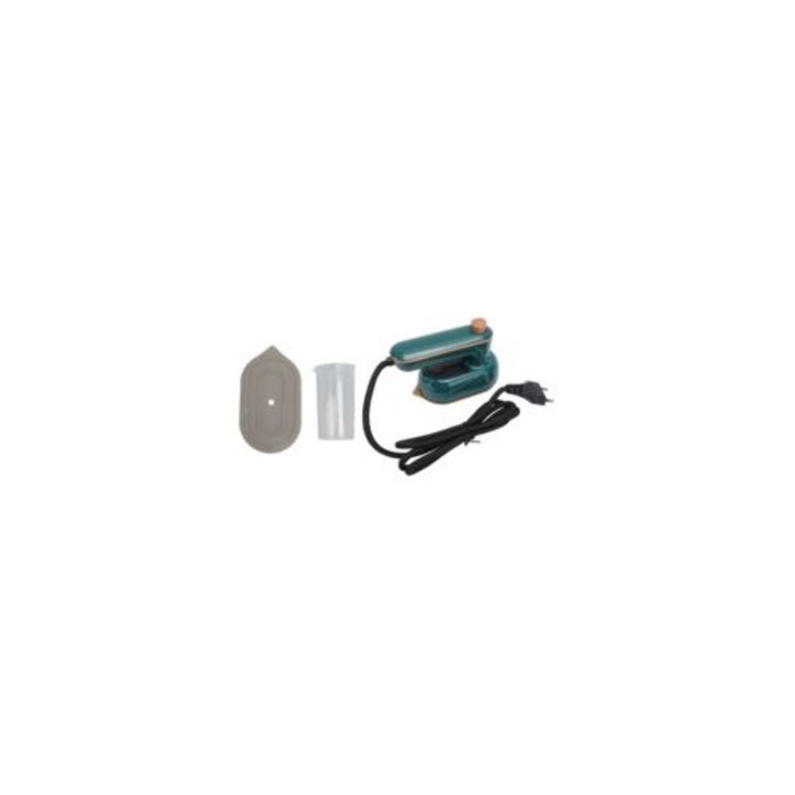 Fier de calcat portabil cu abur, 22cm, 302g, 2 accesorii, alb
