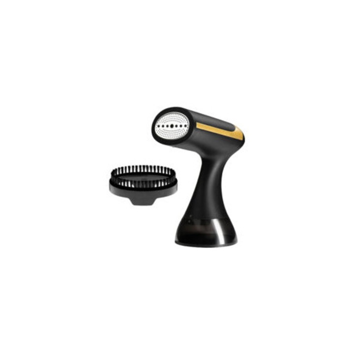 Fier de calcat vertical portabil, 1500W, rezervor apa 300ml, abur rapid, negru