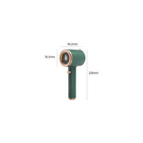 Fier de calcat portabil, 50ml rezervor apa, verde, 33W