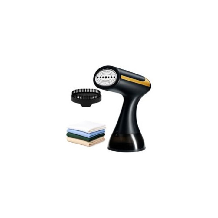 Steamer portabil 1500W, capacitate rezervor 300ml, abur rapid in 20 secunde, utilizare acasa si calatorie