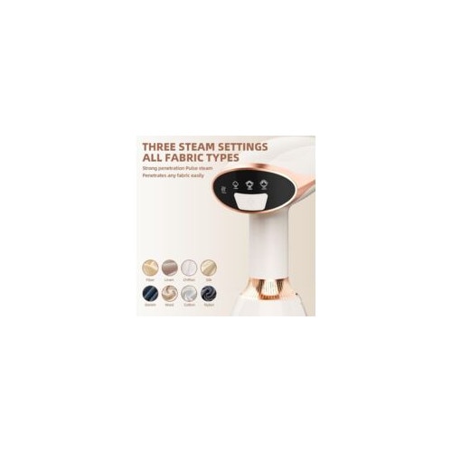 Fier de calcat cu abur portabil, 1500 W, 280 ml, incalzire rapida, pentru toate tipurile de tesaturi, ideal pentru acasa si calatorii