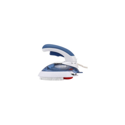 Fier de calcat portabil cu abur, 3 setari de temperatura, 110V, albastru, set complet
