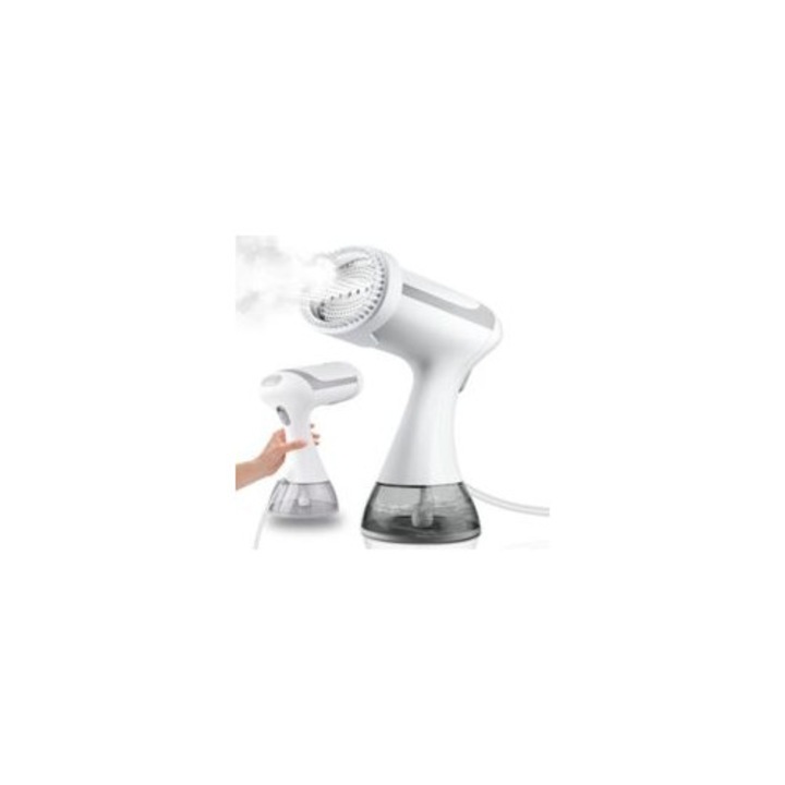 Fier de calcat cu abur portabil 1500W, rezervor de apa 300ml, timp de incalzire 30 secunde, compact, pentru toate tipurile de tesaturi