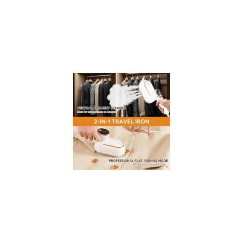Fier de calcat portabil, 1200W, 10 secunde incalzire rapida, display LCD, talpa ceramica, 180° maner rotativ, set