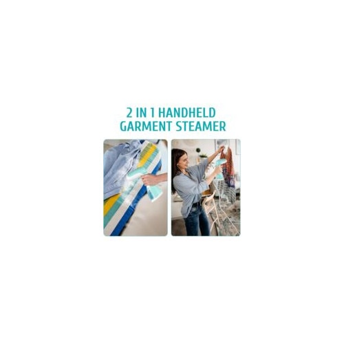 Fier de calcat cu abur 1500W, rezervor de apa 300ml, functie 2 in 1, pentru toate tipurile de tesaturi