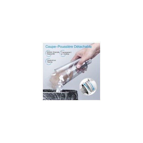 Aspirator portabil fara fir 9000Pa, filtru din otel inoxidabil, 640g, pentru acasa si masina