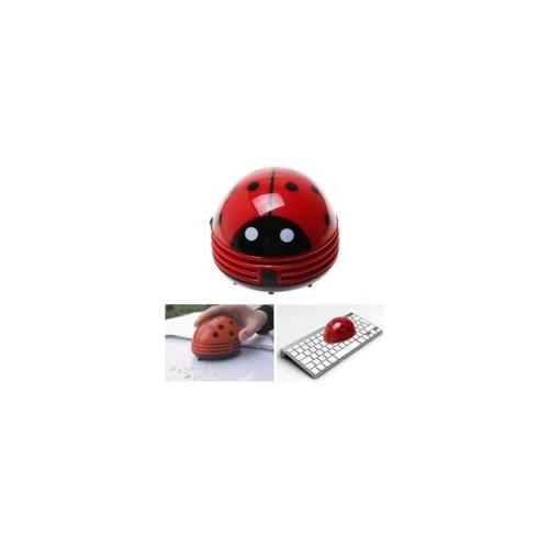 Aspirator portabil fara fir, design buburuza, putere de aspiratie mare, usor de utilizat, dimensiuni compacte