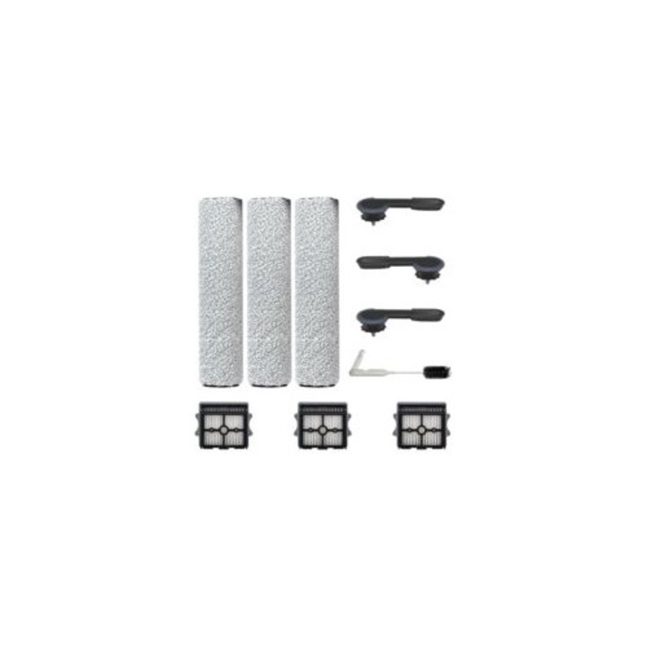 Set accesorii aspirator, 3 perii de curatare, 3 filtre, compatibile cu Stretch S6/S6 Stretch Lite/S7 Stretch/S7 Stretch Steam/i6 Stretch/i5 Stretch/i9 Artist