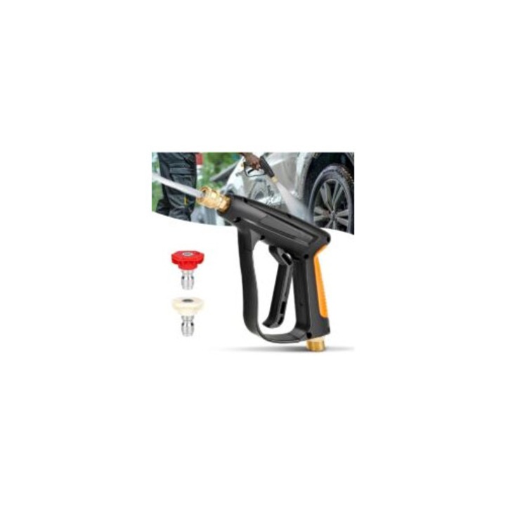 Aparat de spalat cu presiune portabil, 0 si 40 duze, compact, pentru curatare auto si mobilier de gradina